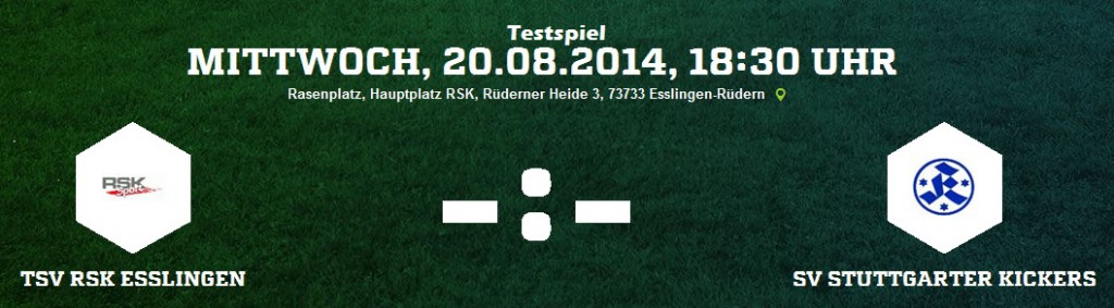 Testspiel TSV RSK - Stuttgarter Kickers